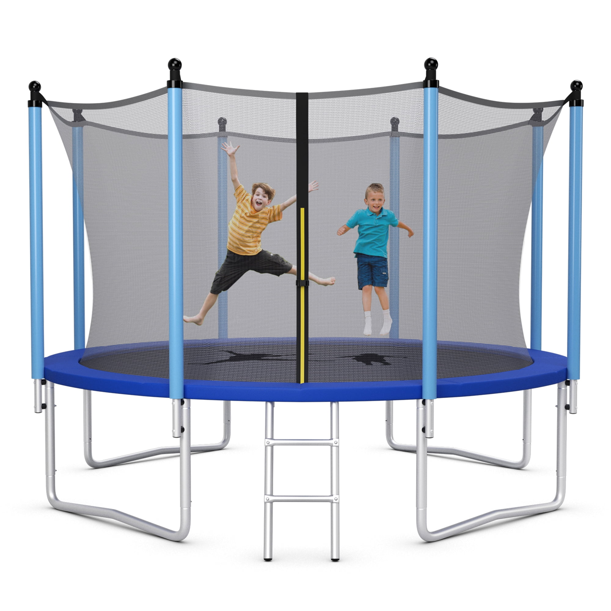 Gymax Trampoline Récréatif de Saut et d'Exercice de 12 Pi avec Filet de Sécurité