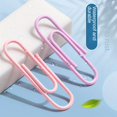 thumbnail image 4 of SNNROO 500pcs Morandi Color Paper Clips Set With Storage Box - Large Stainless Steel Office Supplies  Bookmark & Document Organizer, 4 of 5