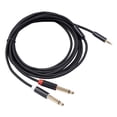 thumbnail image 2 of Cameland 3.5Mm 1/8 Inch Trs To 6.35Mm 1/4 Inch Ts Mono Stereo Y-Cable Splitter Cord, 2 of 9