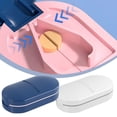 thumbnail image 3 of SharkTRUE Pill Cutter For Small Pills Tablet Storage Splitter with Case Guard 2Color, 3 of 8