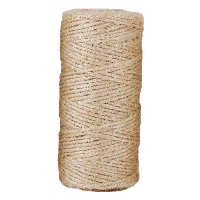 GUOOL 200M Twine String 2mm Brown DIY Projects Jute Cord for Wedding Plants Crafts