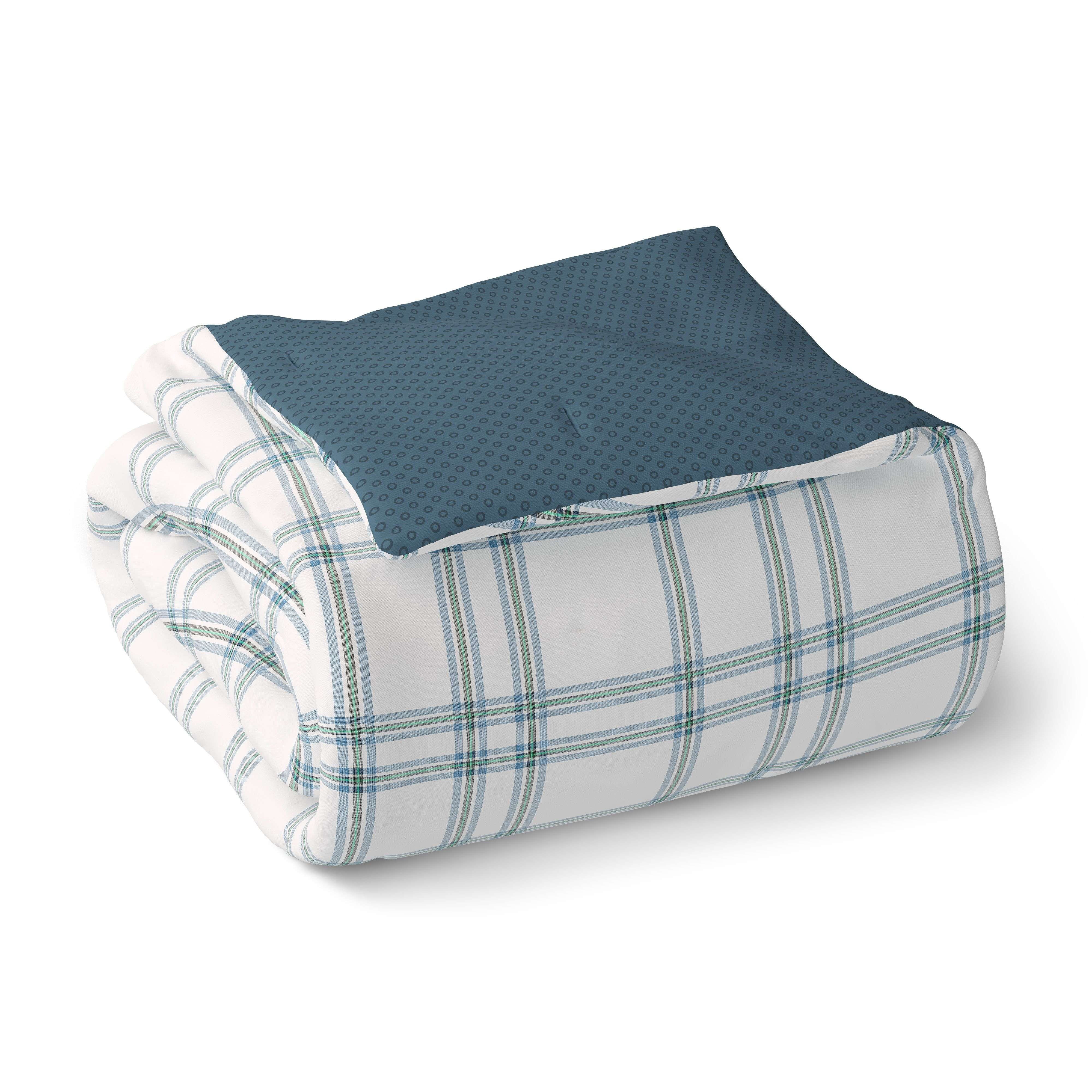 Mainstays Kids Dinosaur 7-Piece Bed a Bag Bedding Set, Reversible Comforter, Double
