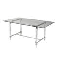 thumbnail image 1 of Samantha Dining Table, Silver, 1 of 2