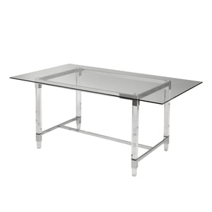 Samantha Table à manger, Argent