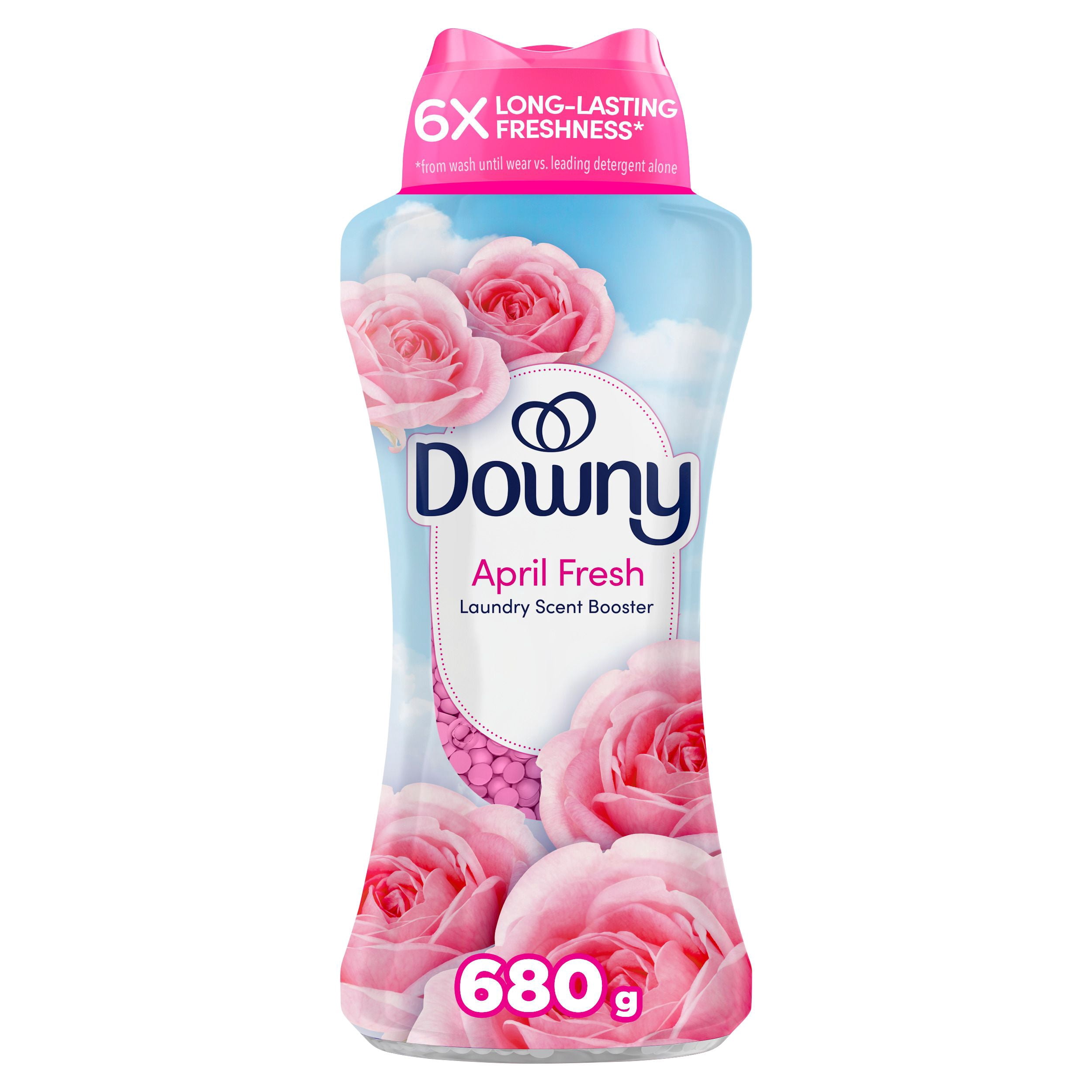 Perles rehausse-parfum pour la lessive Downy Fraîcheur d’avril, perles parfumées pour la lessive, Fraîcheur longue durée