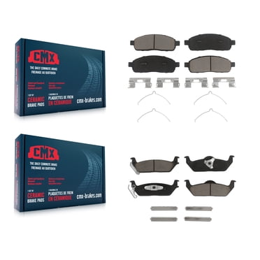 CMX Front Rear Ceramic Brake Pads Kit for Car Ford F-150 Lincoln Mark LT KCX-100231