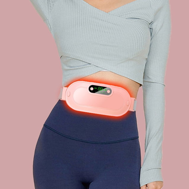 Dvkptbk Warming Belt Heating Warming Belt Vibration Hot Compress Abdominal Home Waist Protector Digital Display Warming Belt Kitchen & Dining