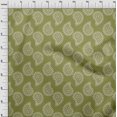 thumbnail image 4 of oneOone Georgette Viscose Light Green Fabric Block Sewing Material Print Fabric By The Yard 42 Inch Wide, 4 of 5
