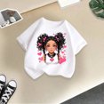 thumbnail image 5 of MEZZALL T-Shirt Graphique Mignon pour Fille, Col Rond, Manches Courtes, Tee d'Été Décontracté, T-Shirts Hauts, Blanc, 13-14 Ans, 5 of 5