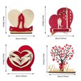 thumbnail image 3 of Desktop Decor Valentines Day Wooden Table Top Decorations Wooden Signs Table Centerpieces Decoration For Valentine Day Party Table Home Decor, 3 of 4
