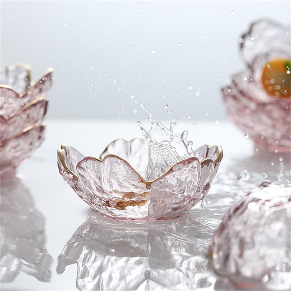 EASTIN Small Glass Bowls - Stackable Custard Cups - Clear Mise en Place Food Prep Bouillon Cups & Mixing Bowls for Sauces Dips Nuts Oats Candy Dessert Cereal.