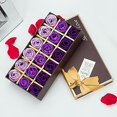 thumbnail image 3 of 18 Pieces Scented Bathroom Flower Bath Body Soap Rose Petals In Gift Box (purple), 3 of 4