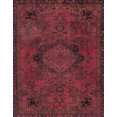 thumbnail image 1 of Ahgly Company Indoor Rectangle Abstract Bright Maroon Red Abstract Area Rugs, 8' x 10', 1 of 6