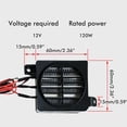 thumbnail image 4 of stanreset 12V 120W 90*60mm PTC Air Fan Heater Constant Temperature Heating Heaters Ceramic Heater, 4 of 4