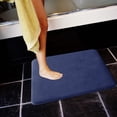 thumbnail image 4 of ABPWLY Floor Mat Velvet Solid Color Bath Mat Water Absorbent Non Slip Quick Dry Bathroom Living Room Entryway Floor Rug 40x60cm 1pc, 4 of 4