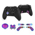 thumbnail image 4 of Replacement Thumb sticks D-Pad for Xbox One Elite Series 2 Controller Trigger Button 6 in 1 Metal Paddles Button Purple, 4 of 6