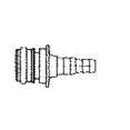 thumbnail image 1 of Flojet Fresh Water Fitting 20381002 Adapter; Straight; Black; Plastic; Single, 1 of 1