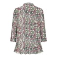 thumbnail image 4 of Pisexur Womens Jacket Open Front Cardigans Plus Size Jackets Coats Fall Jackets Women's Non Positioning Printed Fashionable Loose Lace Cardigan Top, 4 of 4