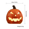 thumbnail image 3 of Fall Thanksgiving Day Pumpkins Decor LED Pumpkin Lantern Scene layout Home Decoration Jack-O-Lantern B, 3 of 7