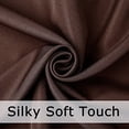 thumbnail image 4 of Cross Land Rideau Imperméable d'Extérieur pour patio,Jardin,Balcon, Antirouille à Oeillets - Rideau/drape à Oeillets Isolé Thermiquement Intérieur Extérieur,L54"TG108 Pouces,Mocha,1 Panneau, 4 of 6