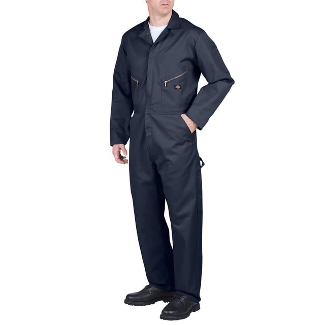 Dickies Mens Deluxe Blended Coveralls, 4X Regular, Dark Navy