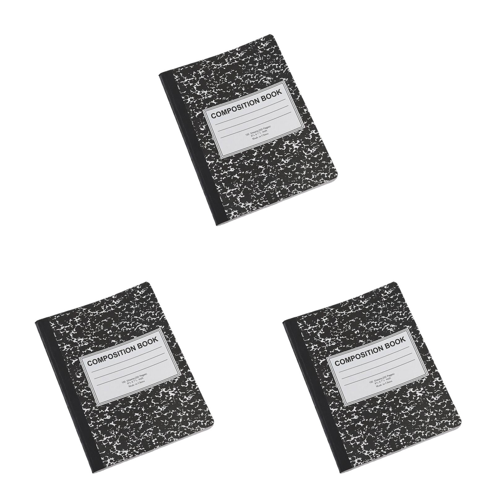 AKEGAMN Clearance! Wide Ruled Notebook Composition Notebooks Wide Ruled Composition Book Wide Notebook PaperSewn Binding Cover Assorted Colors Feela Wide Ruled Composition Notebooks would be perfect