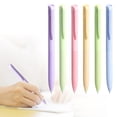 thumbnail image 2 of Stylos Gel Colorés pour la Prise de Notes 6 Pcs Stylos Gel Encre Colorée et Sans Bavure Stylo Rétractable Mignon Pointe 0,5 mm pour Journal Esthétique Stylo à Encre Gel Écriture Fluide 5 ml, 2 of 9