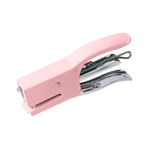 Stapler with Staples Macaroon Coloured Metal Hand Gripped Stapler 10 Gauge Labour Saving Stapler Small Office Stapler Comes with A Box of Staples Small Metal Box