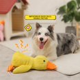 thumbnail image 1 of 1pc Large Duck Design Pet Grinding Teeth Squeaky Plush Toy, Durable Chew Toy For, 1 of 4