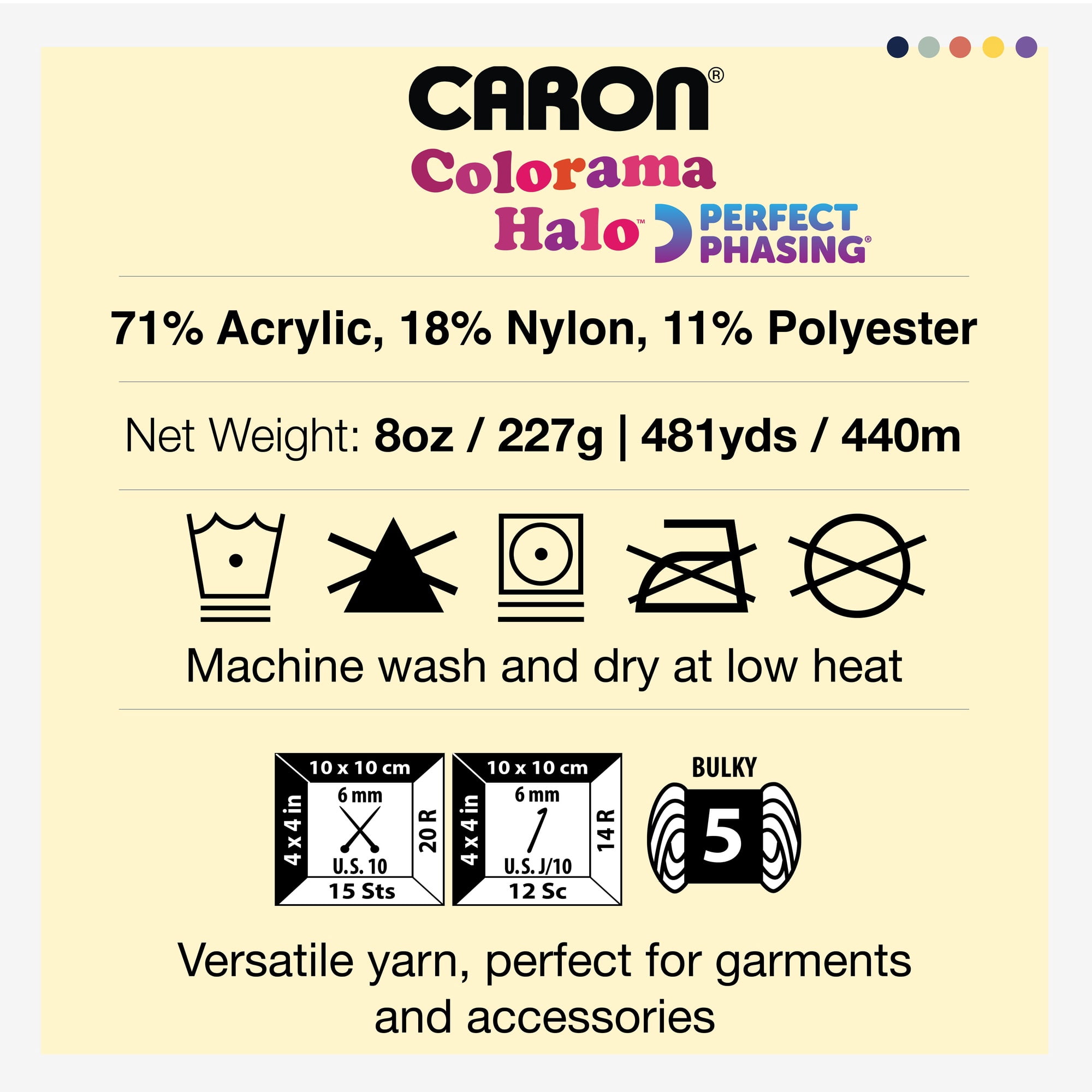 Caron® Fil Halo Colorama™, #5 Volumineux, 8 oz/227 g