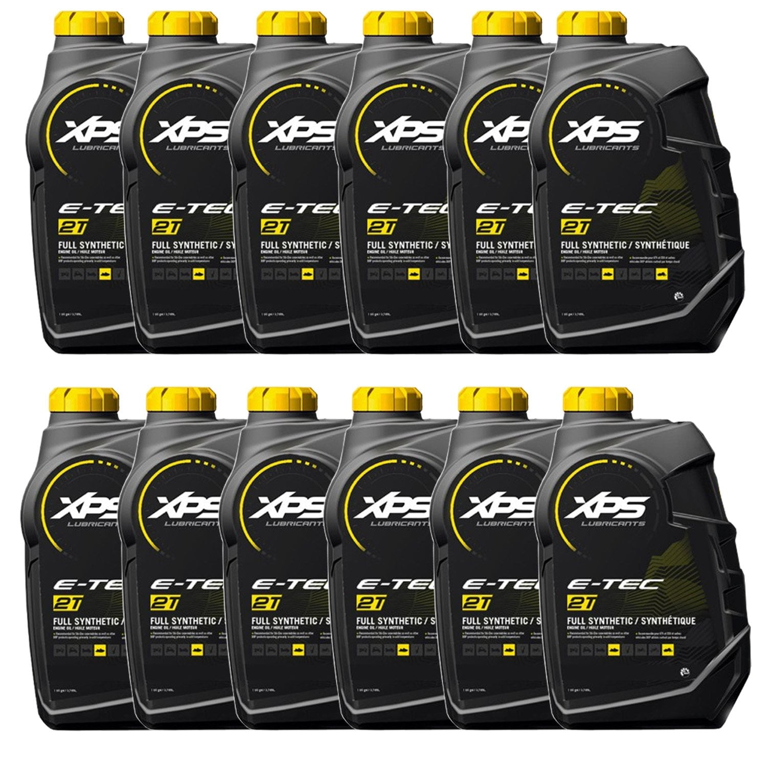 BRP Ski-Doo Can-Am Sea-Doo XPS New OEM 2-Stroke Synthetic Oil Case of 12 Quarts, 9779126
