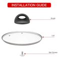 thumbnail image 3 of Universal Pot Lid Replacement Knobs, Heat Resistant Pan Lid Holding Handles (1 Pack), Small, 3 of 7