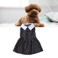 thumbnail image 4 of Imprimer Robe de Chien, Floral Confortable à la Mode Doggy Princesse Robe Lavable en Machine pour le Festival XS, S, M, L, 4 of 8