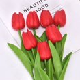 thumbnail image 1 of New Practical Flowers Tulip Bouquet Fake Lifelike Long-lasting Beautiful, 1 of 12
