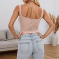 thumbnail image 5 of Women's Sleeveless Layering Tank Top for Everyday Wear Casual Summer Basic Stretch Fit Inner Layering, 5 of 5
