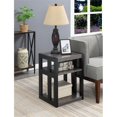 thumbnail image 1 of Convenience Concepts Monterey Table d'Appoint à Trois Niveaux, Fini Bois Gris, 1 of 4
