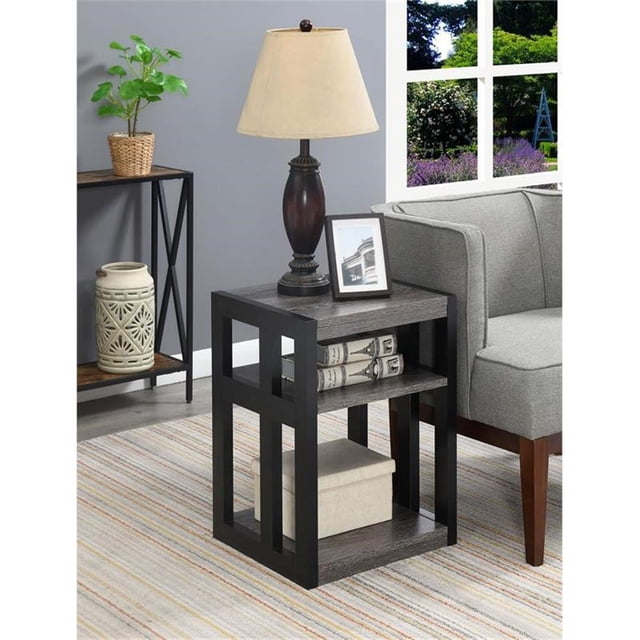 Convenience Concepts Monterey Table d'Appoint à Trois Niveaux, Fini Bois Gris