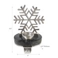 thumbnail image 2 of Flake De Neige De Noël Avec Titulaire De Bas Pour Cuir, 2 of 4