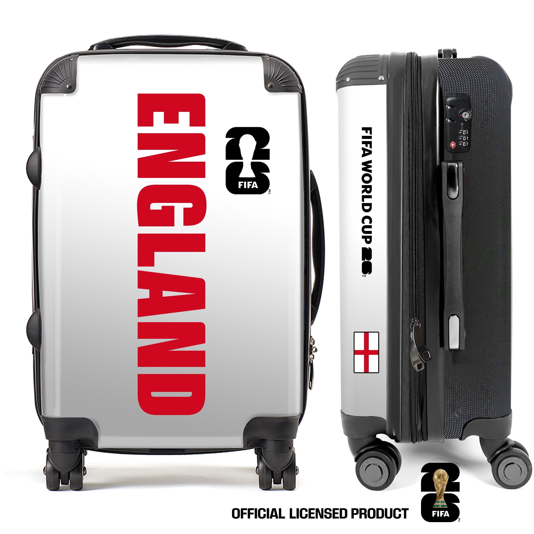 England3 FIFA World Cup 2026™ Carry On 20” Spinner Suitcase with TSA Lock