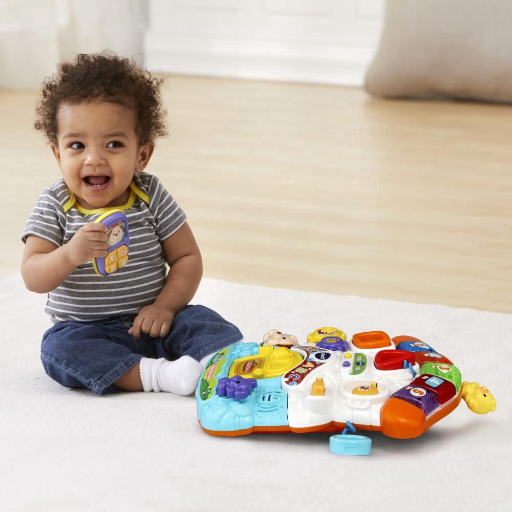 VTech Super trotteur parlant , Rouge,  Jouet évolutif pour bébés et tout-petits - Version anglaise, 9-36 Mois