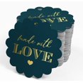thumbnail image 4 of Inkdotpot Real Gold Foil Made With Love Text Tags Favor Hang Paper Tags 100 Piece, 4 of 6