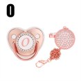 thumbnail image 1 of DPTALR Baby Pacifier 26 Letter Name Initial Clip Silicone Infant Nipple Bling Newborn Pacifier, 1 of 5