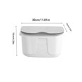thumbnail image 3 of Birdeem Household Kitchen Garbage Storage Bin Desktop Hanging Tea Dregs Trash Can with Lid Kitchen Wall-Mounted Trash Can, 3 of 12
