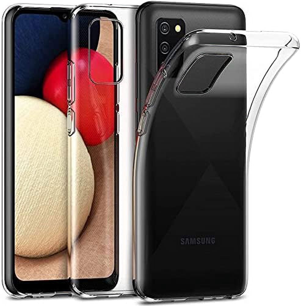 HSHDLDF Case for Samsung Galaxy A03s, Clear Soft Slim TPU Minimalist Protective Cover, Thin Durable Phone Case, Shockproof Protection, Flexible Transparent Galaxy A03s Case