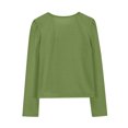 thumbnail image 4 of Plebaso Chemises à Manches Longues pour Filles Blouses Plissées pour Garçons Col Rond Enfants Tunique Décontractée Ample Unie, 4 of 7