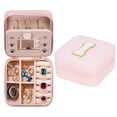 thumbnail image 1 of TopLLC Storage Bins 26 Letters Earring Jewelry Display Storage Box Case Organizer Flannel Tray Holder Gift Storage Bags, 1 of 3