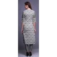 thumbnail image 4 of Bimba Kurti Droite Décontractée Imprimée Haut à Manches 3/4 Longue Kurta Robe pour Femmes, 4 of 6