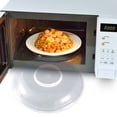 thumbnail image 5 of Microwave Splatter Guard Cover Clear Ventilated Expandable Plate Lid For Food Heating Kitchen Accessories, 5 of 5