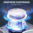 thumbnail image 3 of JilgTeok 3 Packs Portable Bluetooth Speaker with Phone Stand 360° Rotation Foldable Adjustable Graphene Diaphragm 9D Sound for Live Streaming Tablet Desktop, 3 of 8