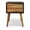 1PCS Black, variant on Giantex End Side Table Nightstand with Storage Drawer and Shelf, Wood Nightstand with 2-Drawers, Solid Wood Legs Living Room Bedroom Furniture